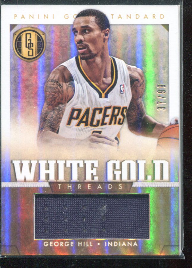 2012-13 Panini Gold Standard White Gold Threads #10 George Hill/99