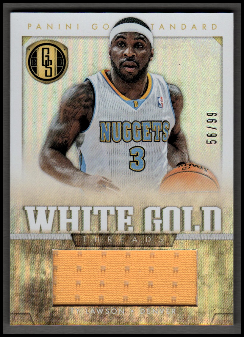 2012-13 Panini Gold Standard White Gold Threads #34 Ty Lawson/99