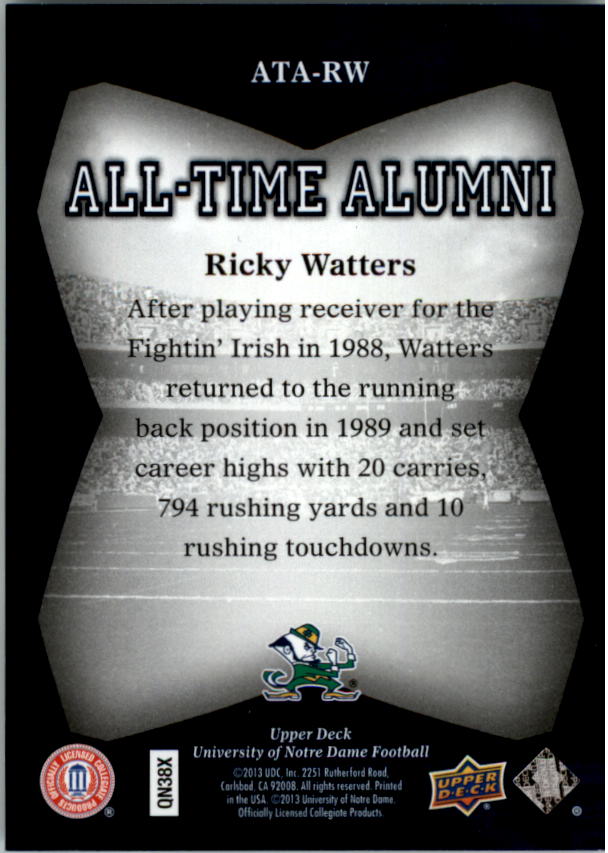 2013 Upper Deck Notre Dame All Time Alumni Football Card Pick (Inserts) - Bild 49 von 91