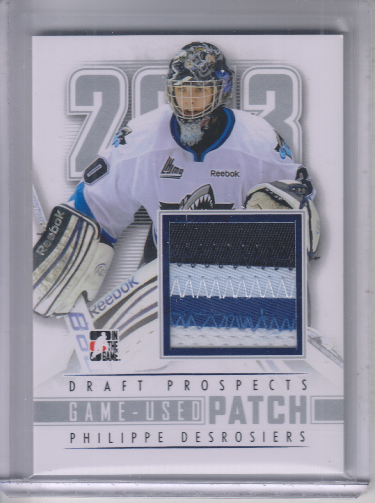 2012-13 ITG Draft Prospects Patch #M11 Philippe Desrosiers