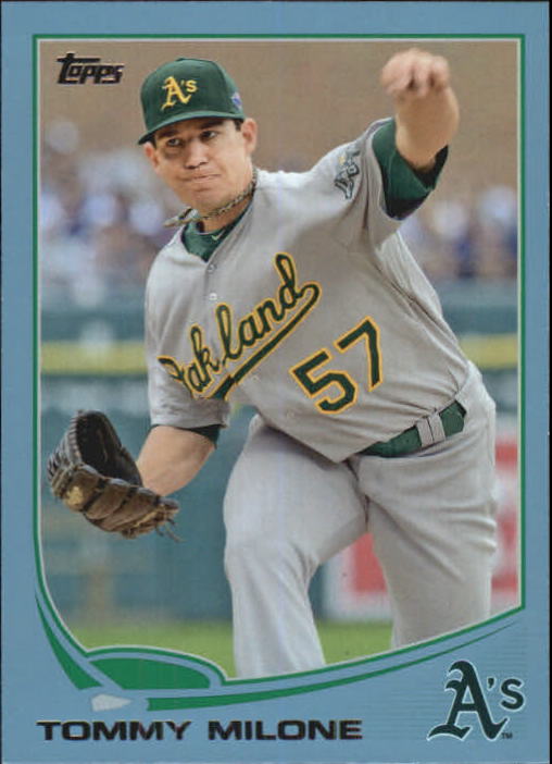 2013 Topps Wal-Mart Blue Border #501 Tommy Milone