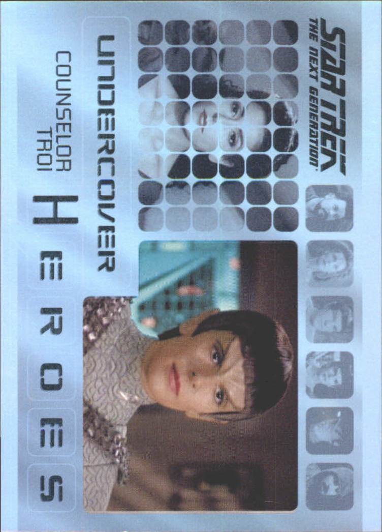 2013 Rittenhouse Star Trek The Next Generation Heroes and Villains Undercover Heroes #H2 Counselor Troi/ Romulan in Face of the Enemy