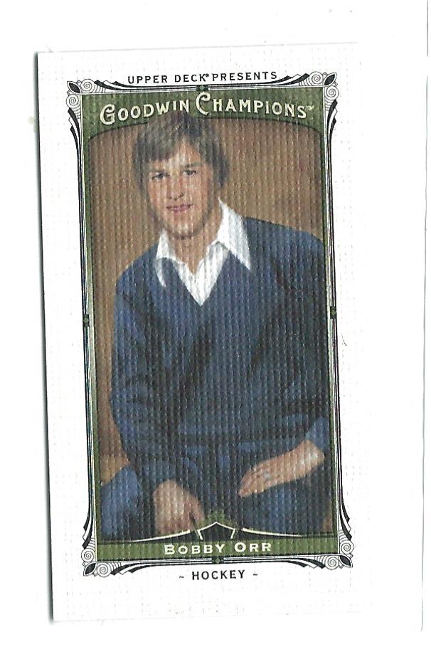2013 Upper Deck Goodwin Champions Mini Canvas #137 Bobby Orr