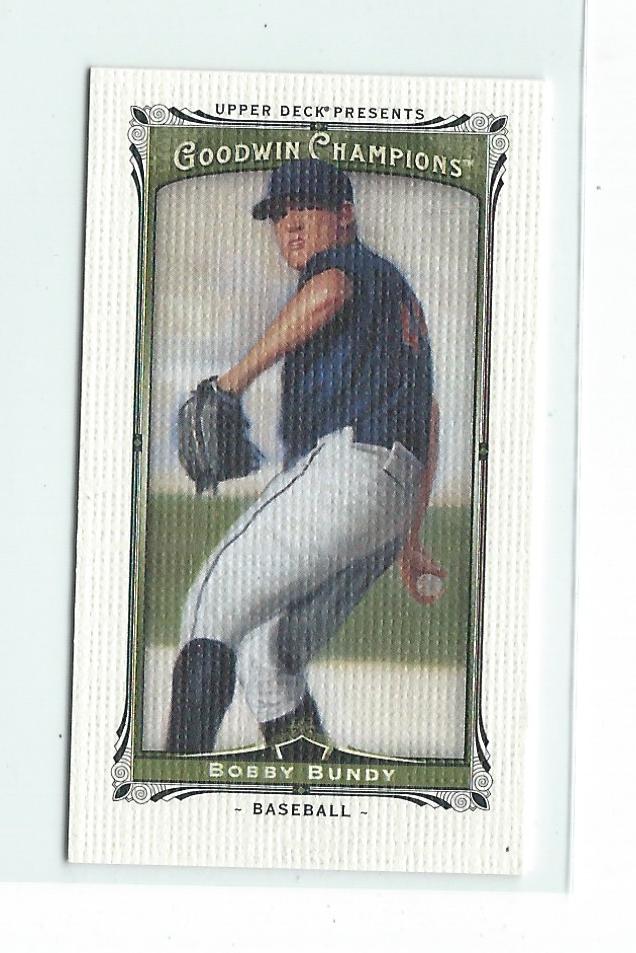 2013 Upper Deck Goodwin Champions Mini Canvas #211 Bobby Bundy/198*