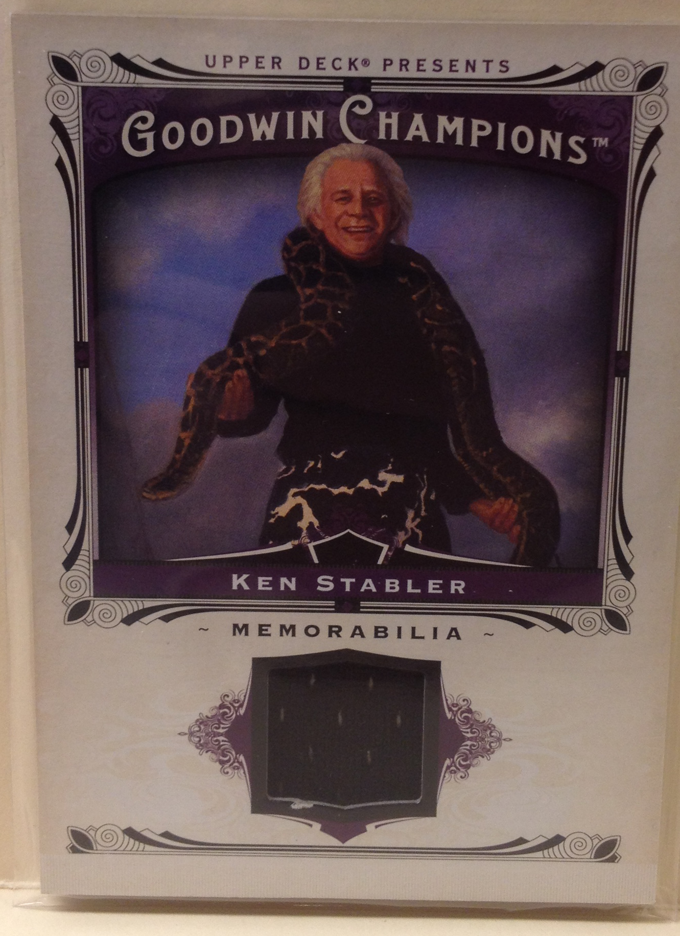 2013 Upper Deck Goodwin Champions Memorabilia #MKS Ken Stabler D