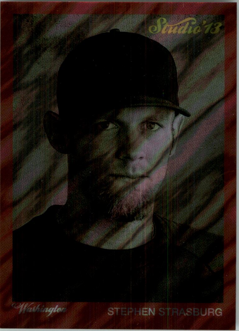 2013 Panini Father's Day Studio Lava Flow #1 Stephen Strasburg