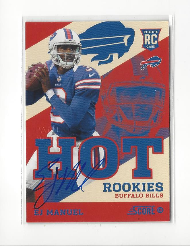 2013 Panini Father's Day Score Hot Rookies Autographs #17 EJ Manuel/35