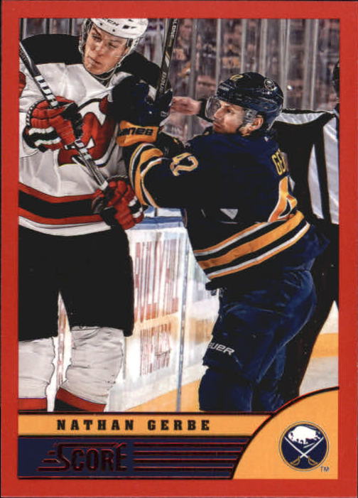 2013-14 Score Red Border #44 Nathan Gerbe