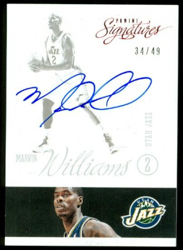 2012-13 Panini Signatures Red #119A Marvin Williams/49