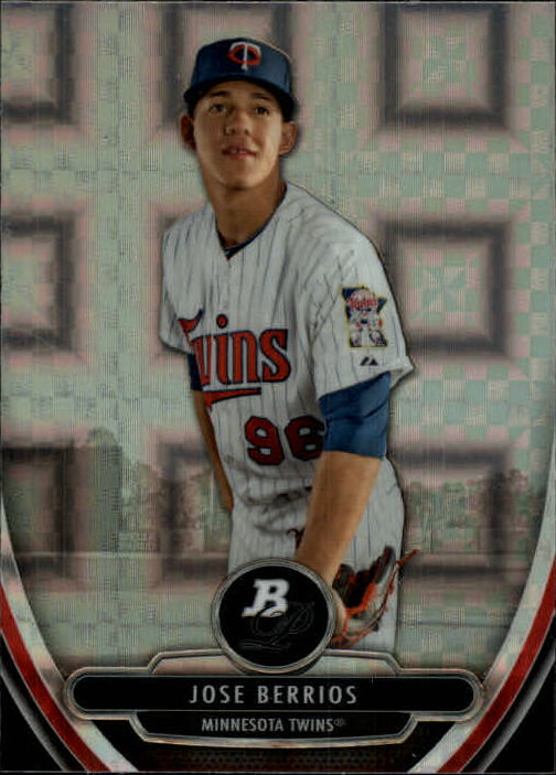 2013 Bowman Platinum Chrome Prospects X-Fractors #BPCP84 Jose Berrios