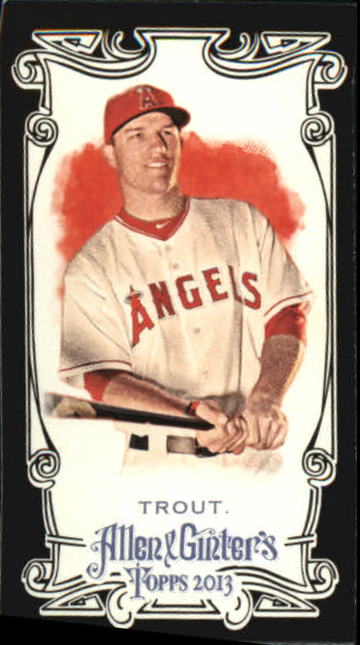 2013 Topps Allen and Ginter Mini Black #7 Mike Trout