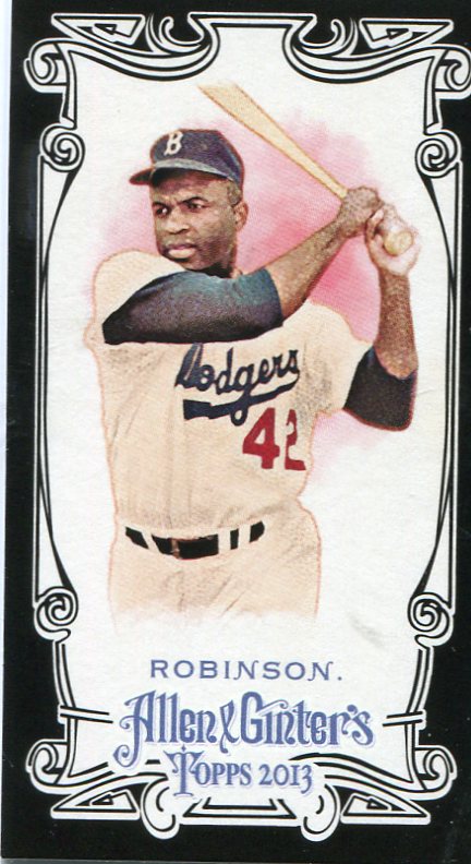 2013 Topps Allen and Ginter Mini Black #42 Jackie Robinson