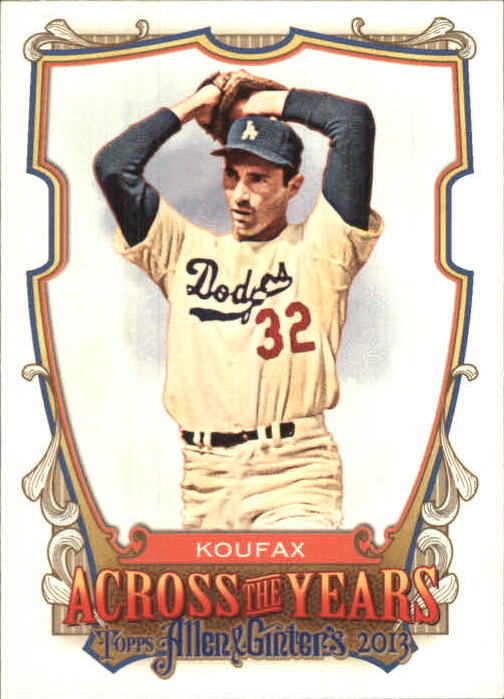 2013 Topps Allen and Ginter Across the Years #SKX Sandy Koufax