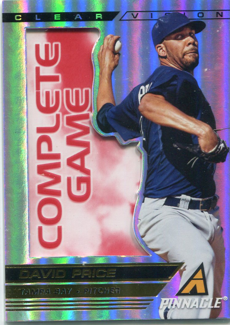 2013 Pinnacle Clear Vision Pitching Complete Game #12 David Price