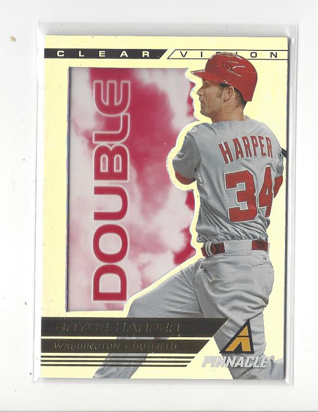 2013 Pinnacle Clear Vision Hitting Double #21 Bryce Harper