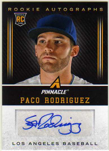 2013 Pinnacle Rookie Autographs #PR Paco Rodriguez
