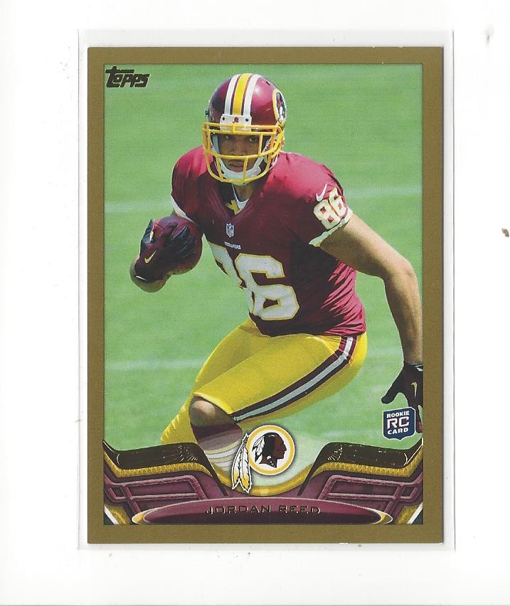 2013 Topps Gold #317 Jordan Reed/(running pose)