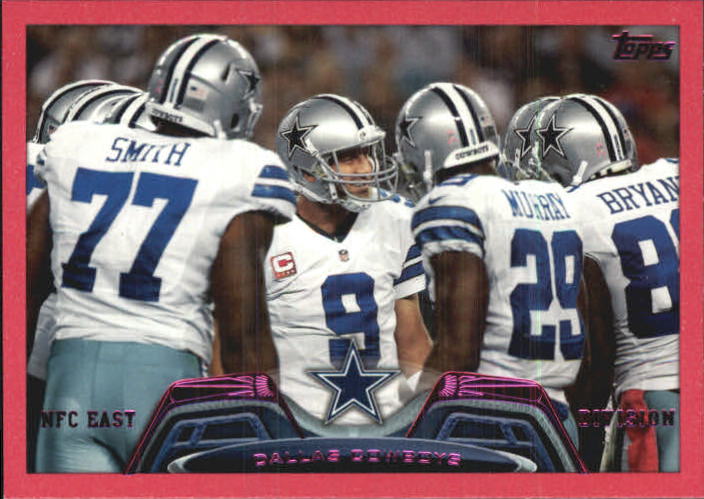 2013 Topps Pink #98 Dallas Cowboys/Tony Romo/DeMarco Murray/Dez Bryant/Tyron Smith