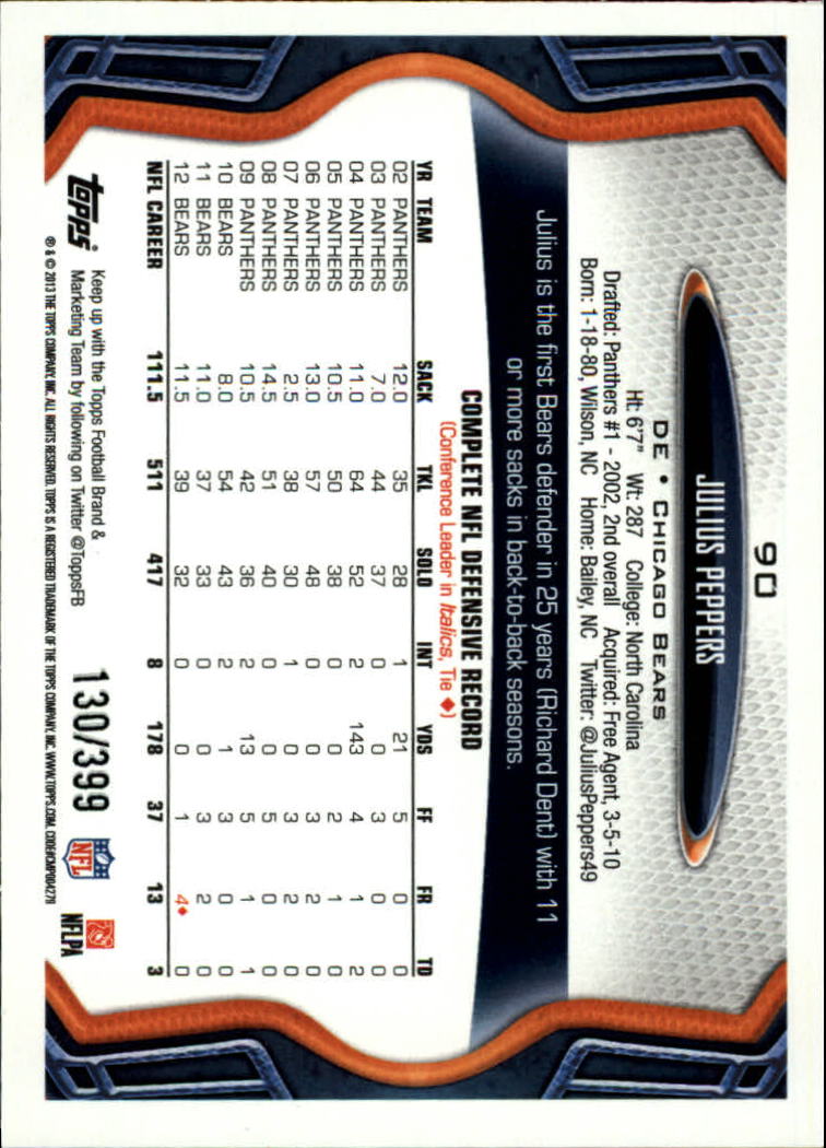 2013 Topps Football Card Pick (Inserts)