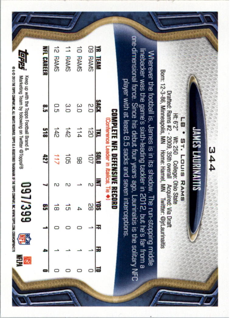 2013 Topps Football Card Pick (Inserts)