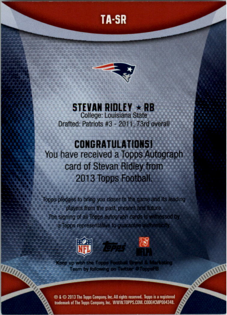 2013 Topps Football Card Pick (Inserts)