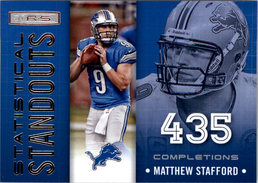 2013 Rookies and Stars Statistical Standouts #2 Matthew Stafford