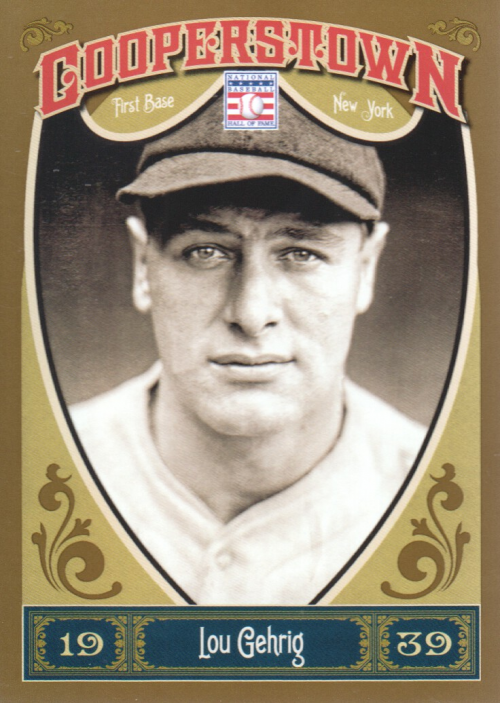 2013 Panini Cooperstown #1 Lou Gehrig