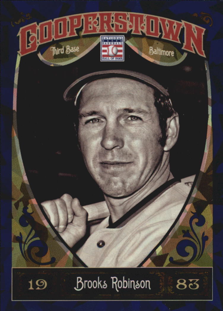 2013 Panini Cooperstown Blue Crystal #78 Brooks Robinson