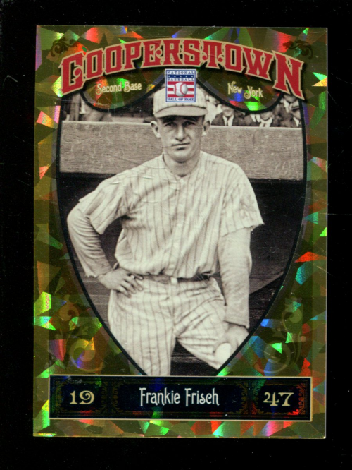 2013 Panini Cooperstown Gold Crystal #15 Frankie Frisch