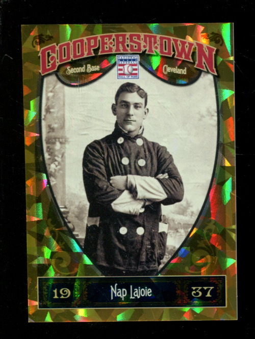 2013 Panini Cooperstown Gold Crystal #19 Nap Lajoie