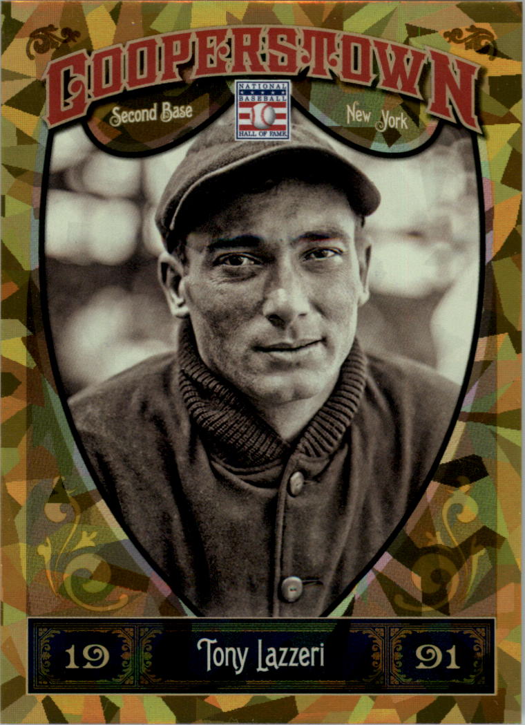 2013 Panini Cooperstown Gold Crystal #21 Tony Lazzeri