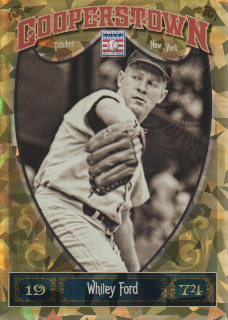 2013 Panini Cooperstown Gold Crystal #60 Whitey Ford