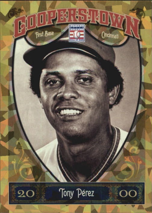 2013 Panini Cooperstown Gold Crystal #91 Tony Perez