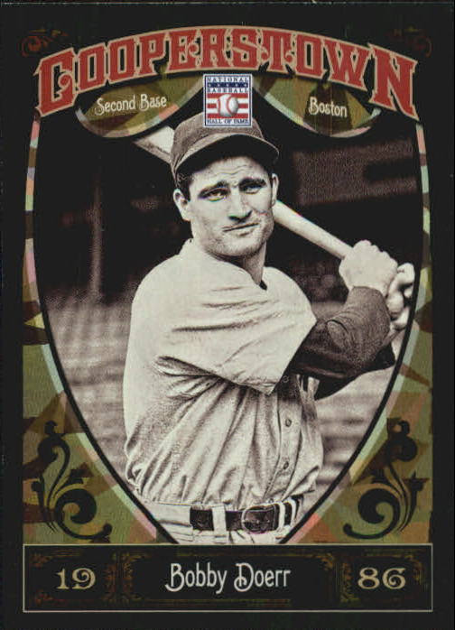 2013 Panini Cooperstown Green Crystal #43 Bobby Doerr