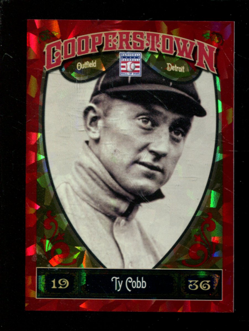 2013 Panini Cooperstown Red Crystal #5 Ty Cobb