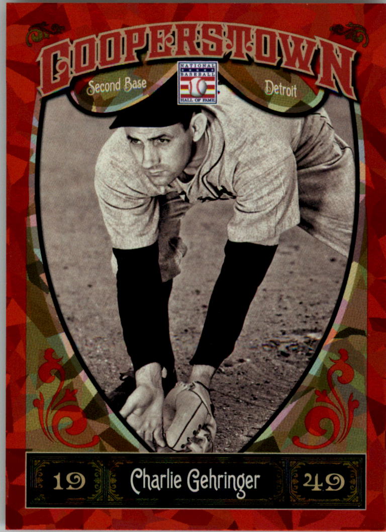 2013 Panini Cooperstown Red Crystal #46 Charlie Gehringer