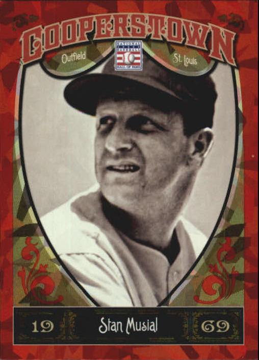 2013 Panini Cooperstown Red Crystal #56 Stan Musial