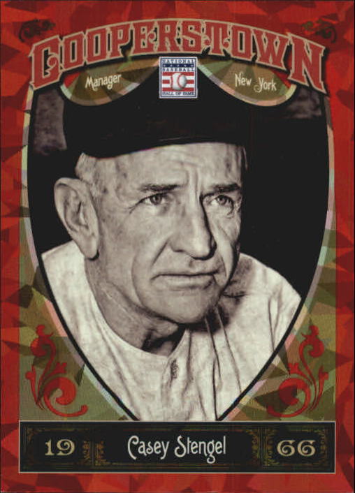 2013 Panini Cooperstown Red Crystal #62 Casey Stengel