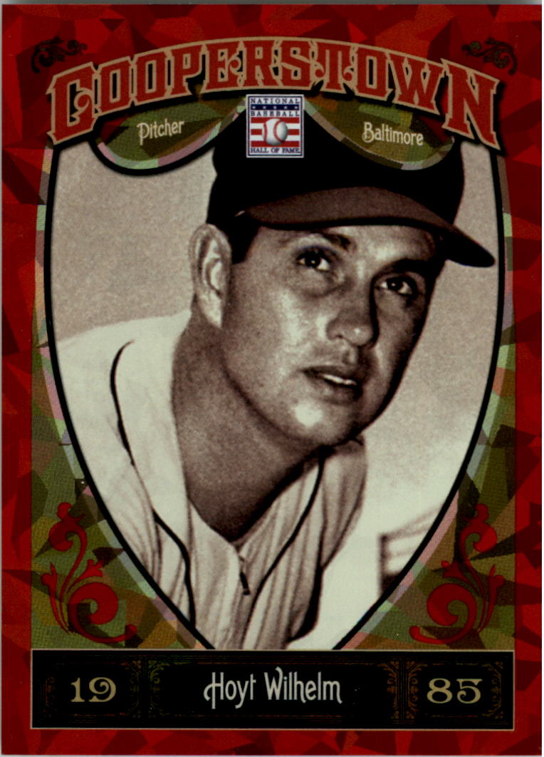 2013 Panini Cooperstown Red Crystal #67 Hoyt Wilhelm
