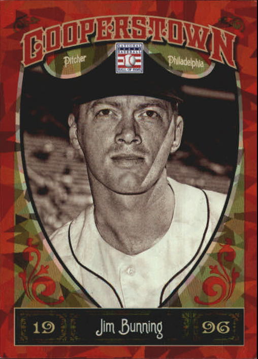 2013 Panini Cooperstown Red Crystal #70 Jim Bunning