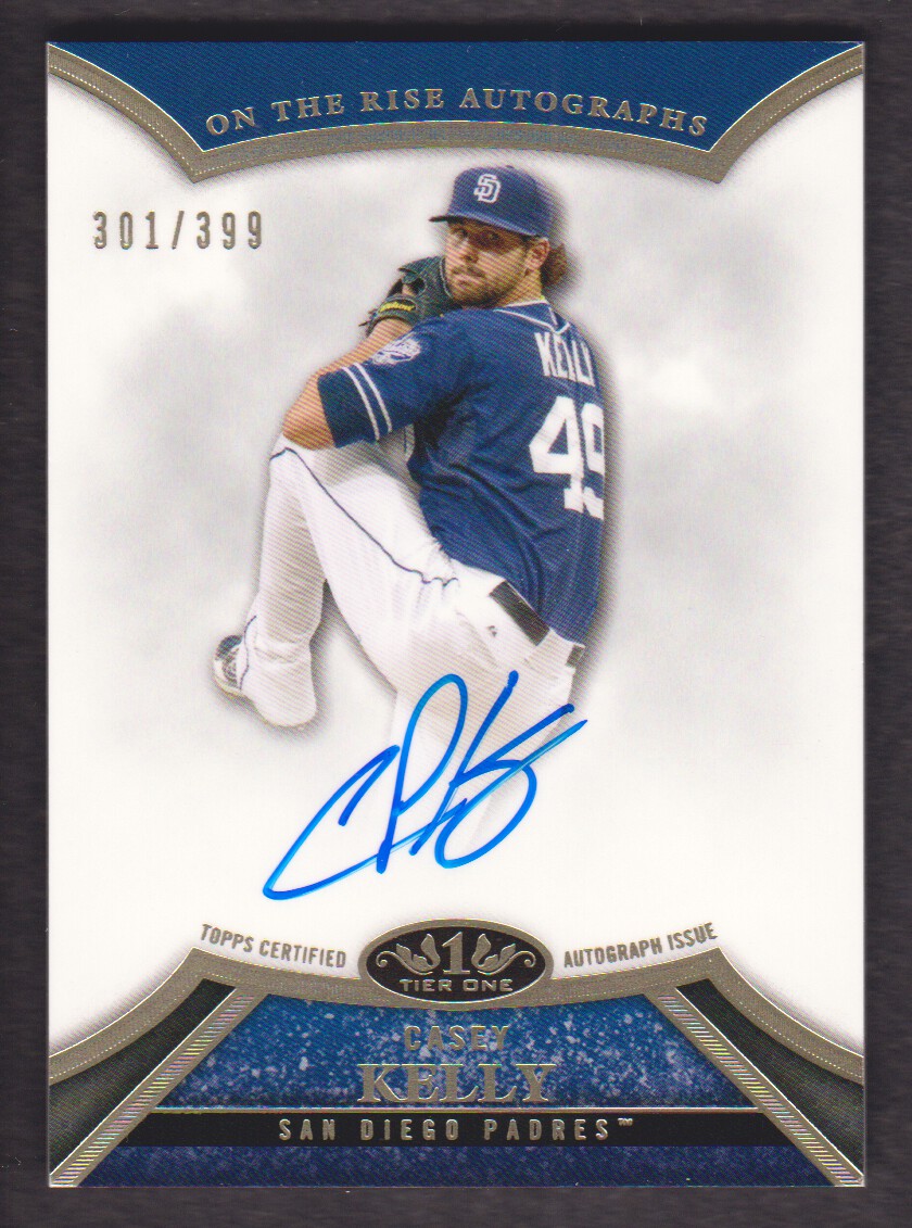 2013 Topps Tier One On the Rise Autographs #CK2 Casey Kelly/399