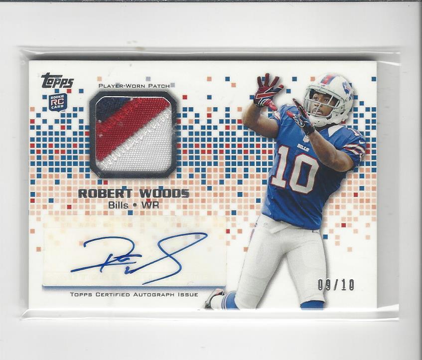 2013 Topps Rookie Patch Autographs #RAPRW Robert Woods