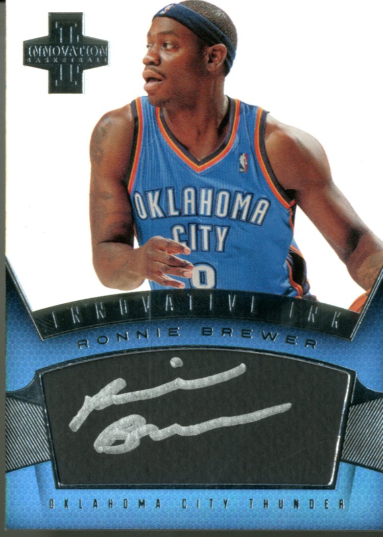 2012-13 Innovation Innovative Ink #37 Ronnie Brewer