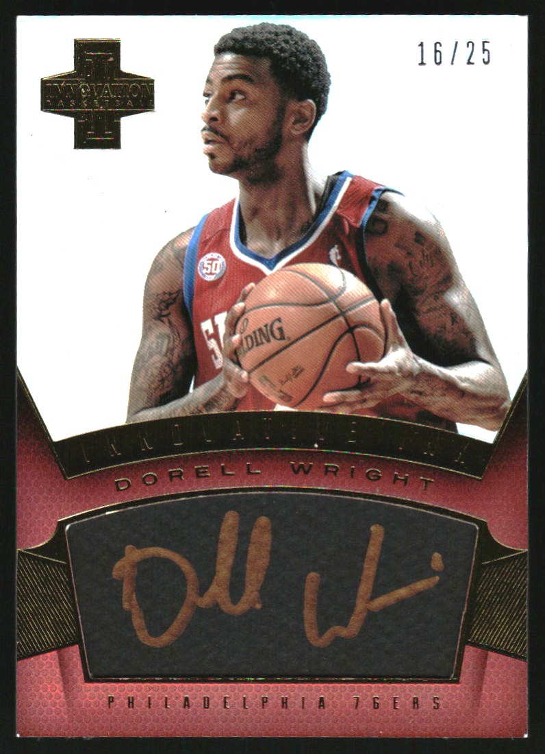 2012-13 Innovation Innovative Ink Gold #36 Dorell Wright