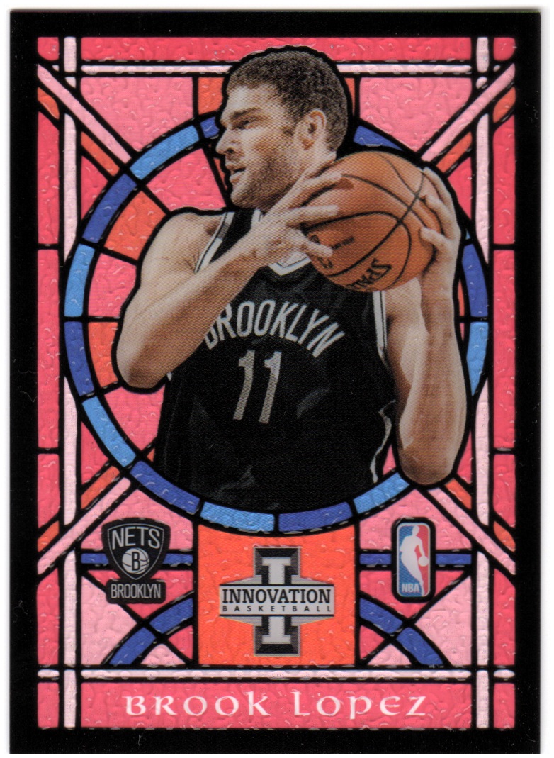 2012-13 Innovation Stained Glass #54 Brook Lopez