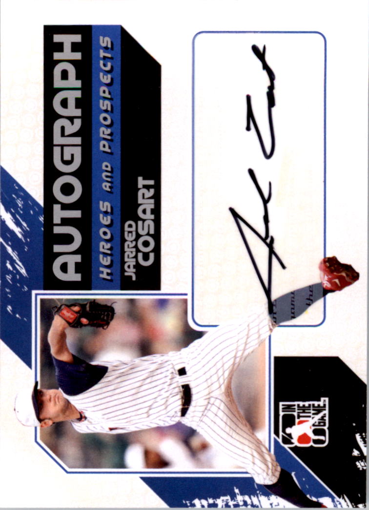 2011 ITG Heroes and Prospects Full Body Autographs Silver #JC Jarred Cosart HN