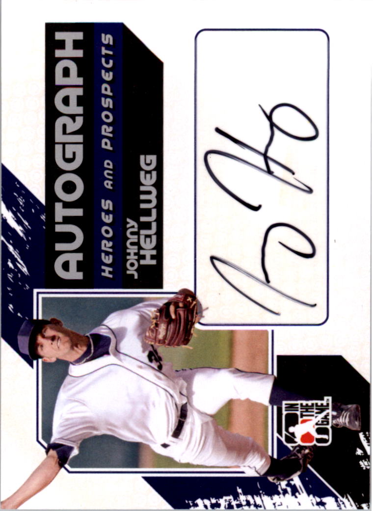 2011 ITG Heroes and Prospects Full Body Autographs Silver #JH Johnny Hellweg HN