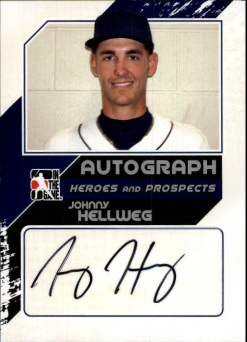 2011 ITG Heroes and Prospects Close Up Autographs Silver #JH2 Johnny Hellweg HN
