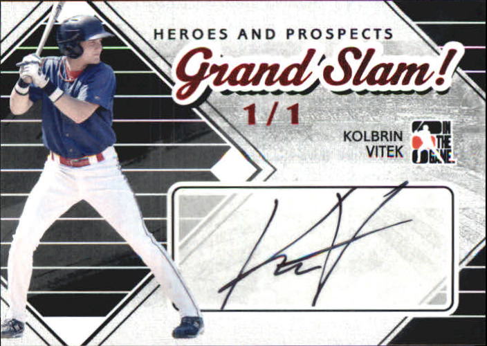 2011 ITG Heroes and Prospects Grand Slam Autographs Ruby #KB Kyle Blair HN