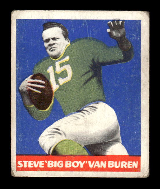 1948 Leaf #22E Steve Van Buren GJ GS RC/(Green Jersey, Green Sock)